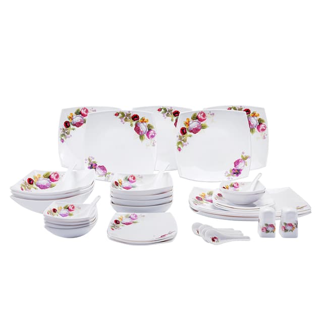 طقم عشاء أركوبال 71 قطعة Royalford 71Pcs Opal Ware Dinner Set - 164197