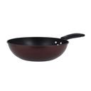 Royalford 32Cm Carbon Steel Wokpan - Long Handle Non-Stick Wokpan - Frying Pan, Black-Coated - SW1hZ2U6Mzg4NjIy