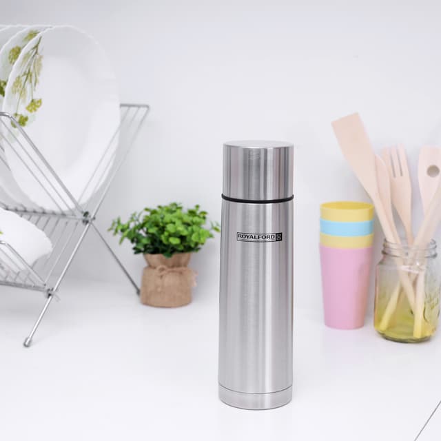 مطارة (ترمس شاي) 750 مل  Royalford Double-wall Stainless Steel Vacuum Flask - 164554