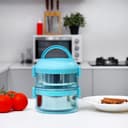 سفرطاس ( 1.6 لتر ) طبقتين - اخضر Royalford -  Lunch Box - Portable Stainless Steel