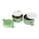 سفرطاس ( 1.6 لتر ) طبقتين - اخضر Royalford -  Lunch Box - Portable Stainless Steel