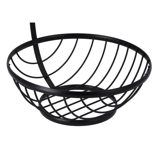 Royalford 2 Tier Fruit Basket - Portable Large Capacity Fruit Bowls, Iron Fruit Vegetable Bowl Baske