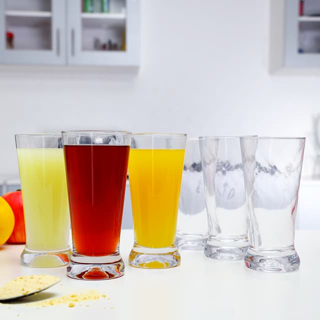 طقم كأس عصير زجاجي - 6 قطع - 320 مل  Glass Tumbler - Royalford