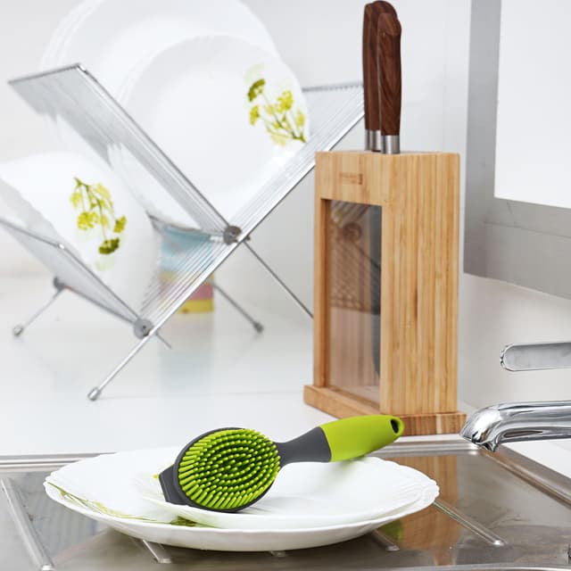 فرشاة اطباق بمقبض طويل 24 سم Royalford - Dish Brush 24Cm - Long Soft Handle Flexible