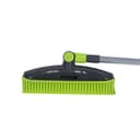 مكنسة عصا يدوية قابلة للطي ستانلس ستيل أخضر رويال فورد Royalford Green Stainless Steel Foldable Foldable Broom With Telescopic Steel Pole