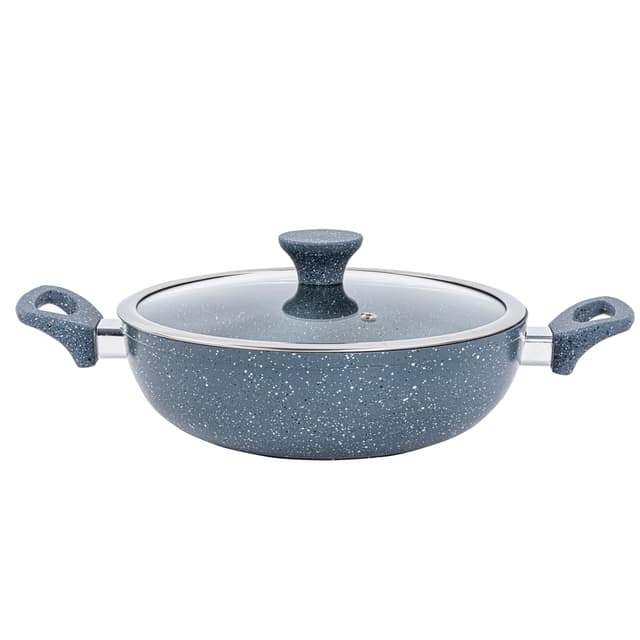 طقم قدور طبخ ومقلاية 10 قطع من رويال فورد Royalford RF9838GR 10 PCS Cookware Set