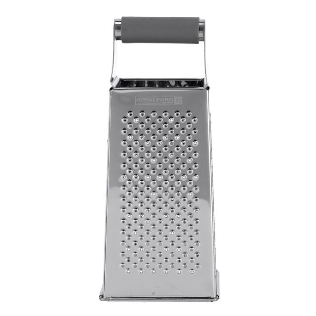 بشارة جبن و خضار ستانلس ستيل 10 بوصة Royalford 4-Sided Grater 10" Stainless Steel Slicer - SW1hZ2U6Mzg5NzEz