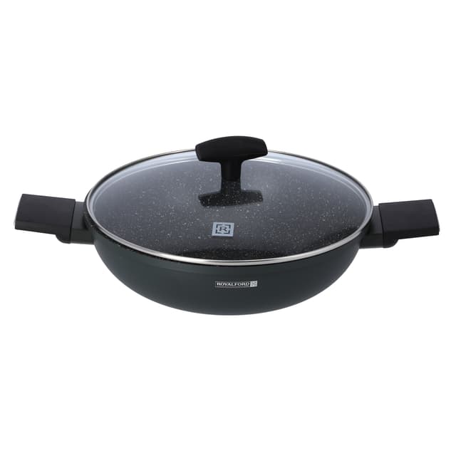 طقم آواني طهي ألمنيوم 7 قطع Royalford 7 Pcs Non stick cookware set