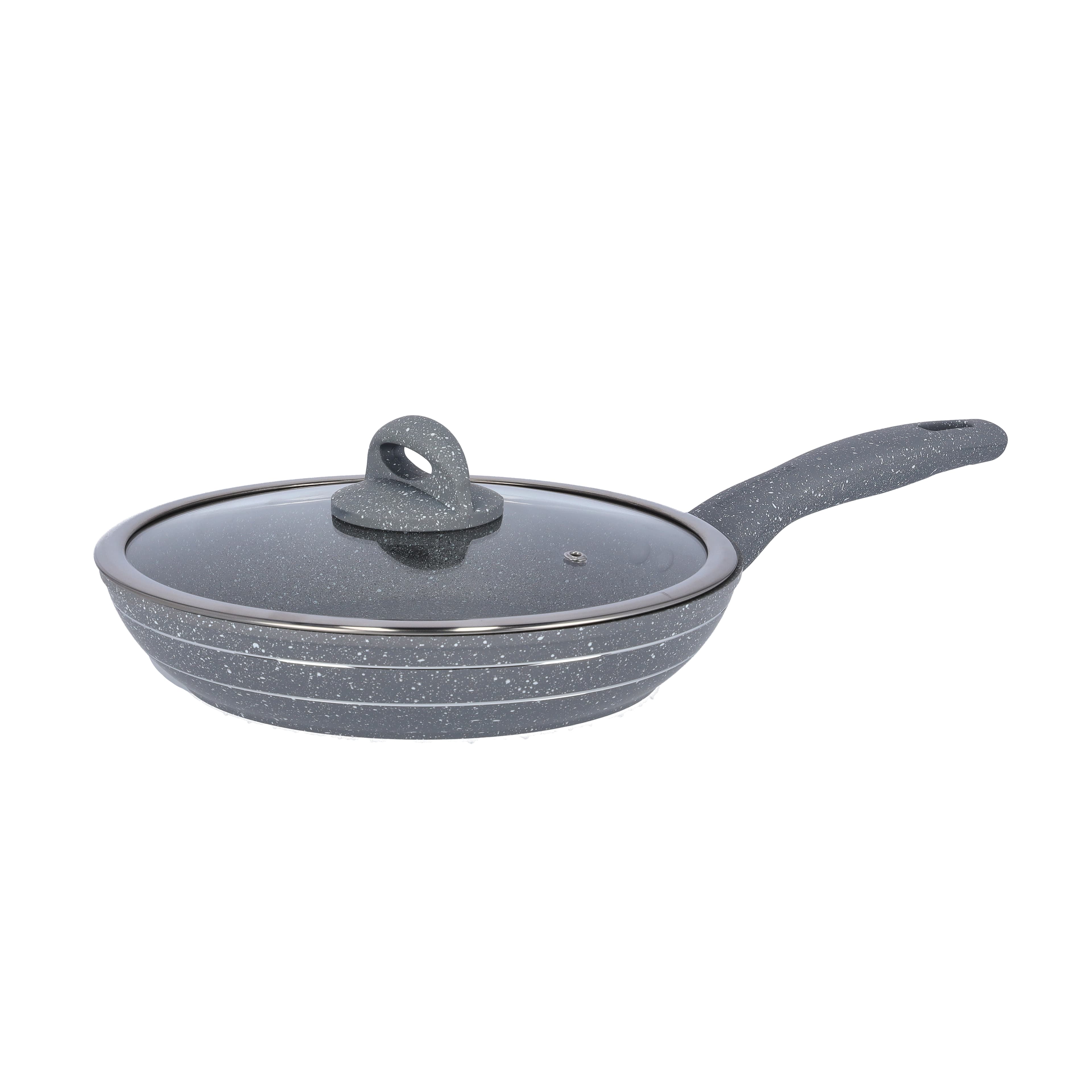 Royalford 22CM Granite CoatedSmart Frypan/Lid 1X6