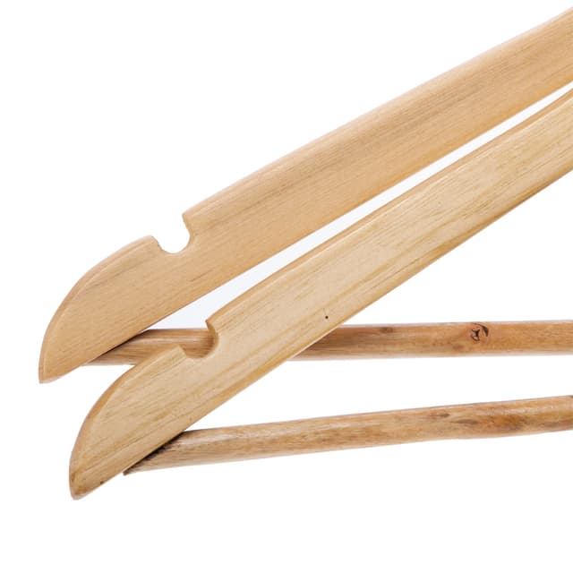 طقم علاقات ملابس خشبية - 4 قطع Rotating Wooden Hanger Set - Royalford