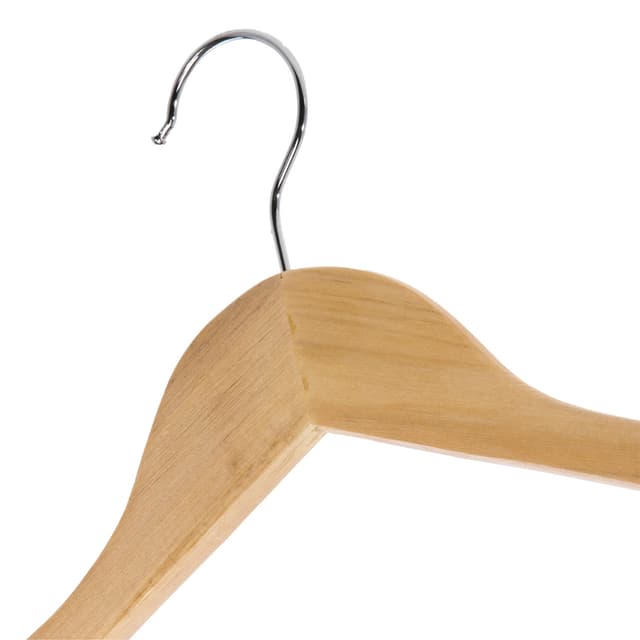طقم علاقات ملابس خشبية - 4 قطع Rotating Wooden Hanger Set - Royalford