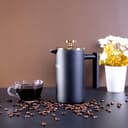صانعة قهوة ( ماكينة صنع قهوة ) 800 مل - اسود Royalford - Cafetiere Stainless Steel Portable French Press Coffee Maker