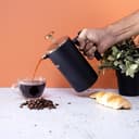 صانعة قهوة ( ماكينة صنع قهوة ) 800 مل - اسود Royalford - Cafetiere Stainless Steel Portable French Press Coffee Maker