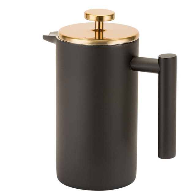 صانعة قهوة ( ماكينة صنع قهوة ) 800 مل - اسود Royalford - Cafetiere Stainless Steel Portable French Press Coffee Maker