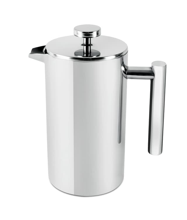 صانعة قهوة ( ماكينة صنع قهوة ) 800 مل - فضي Royalford - Cafetiere Stainless Steel Portable French Press Coffee Maker - 285640