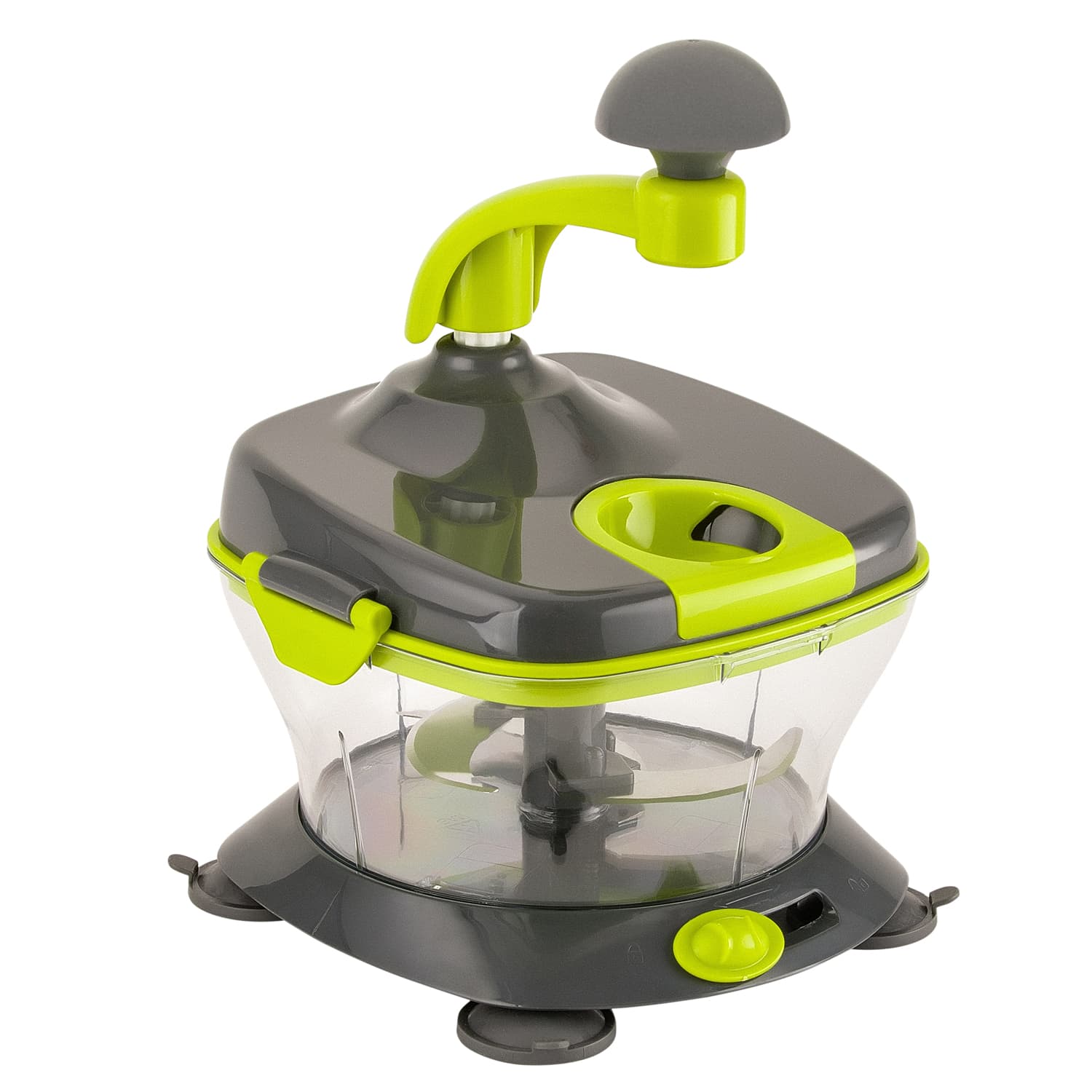 محضرة طعام يدوية شفرات معدنية رويال فورد Royalford Manual Food Chopper - Bpa Free Multi Hand-Powered Vegetable Fruit Shredder/Mincer/Blender