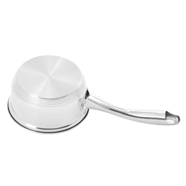 Royalford 6 Pcs Stainless Steel Saucepan Set – Highly Durable Design, Tempered Glass Lid, Pfoa Free