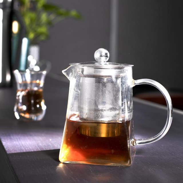 إبريق شاي زجاجي 550 مل  Royalford Glass Tea Pot