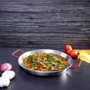 مقلاة البايلا من الستانلس ستيل المقاوم للصدأ مقاس 30سم من رويال فوردRoyalford Stainless Steel Paella Pan