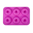 قالب ثلج سليكون دونات بنفسجي رويال فورد Royalford Silicone Donut Mold With 6 Cavities – Food Grade Silicone, -40°C To 230°C, 18×26 Cm, Easy