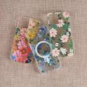 Rifle Paper Co. Rifle Paper Apple iPhone 13 Pro Max Floral Case - Minimalist Design Wireless Charging Compatible, AntiMicrobial Surface, 10 ft Drop Protection, Anti-Scratch Technology - Willow