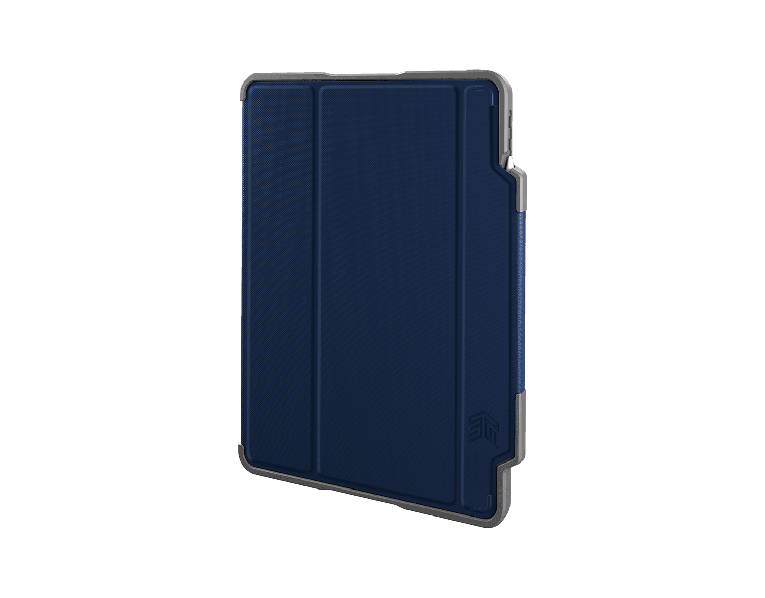 STM RUGGED PLUS for Apple iPad Air 4th Gen 10.9" - Ultra Protective Case, Clear Transparent Back, Military Drop Test Certified with Pencil Storage, Supports Auto Sleep/Wake Function - Midnight Blue