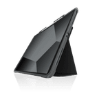 STM DUX PLUS for Apple iPad Pro 12.9" 5th-3rd Gen - Ultra Protective Case, Clear Transparent Back, Military Drop Test Certified w/ Apple Pencil Storage, Supports Auto Sleep/Wake Function - Black