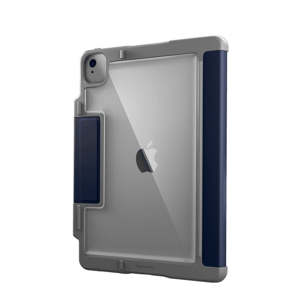 كفر ايباد ازرق داكن DUX PLUS for Apple iPad Air 10.9" 4th Gen Ultra Protective Case Clear Transparent Back من STM