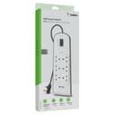 محول كهربائي ب 6 مخارج - 2 متر -  Surge Protector - 6 outputs - 2 USB Ports - 2M - BELKIN