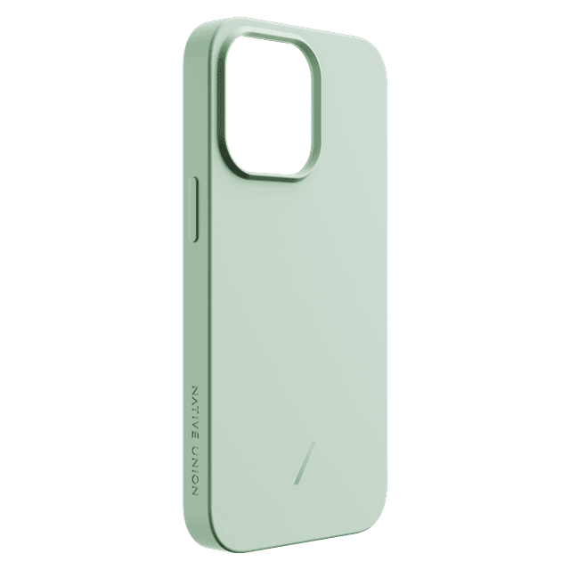 Native Union Clic Pop Magnetic Case for Apple iPhone 13 Pro Max - Supports Apple MagSafe Charge and Mount, Made of Recycled TPU, Slim and Lighweight - Sage - SW1hZ2U6MzYyOTY2