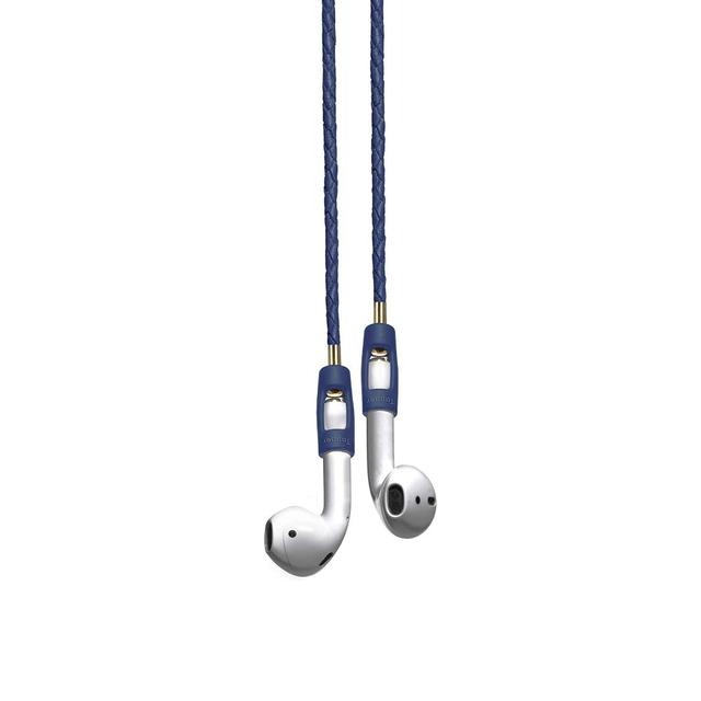 علاقة سماعات ايربودز ازرق Leather Strap For Airpods من Tapper