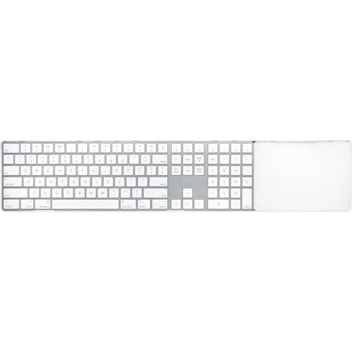 منظم لوحة مفاتيح وماجيك تراك باد 2 ابل تويلف ساوث أبيض Twelve South MagicBridge Extended | Connects Apple Magic Trackpad 2 to Apple Wireless Keyboard