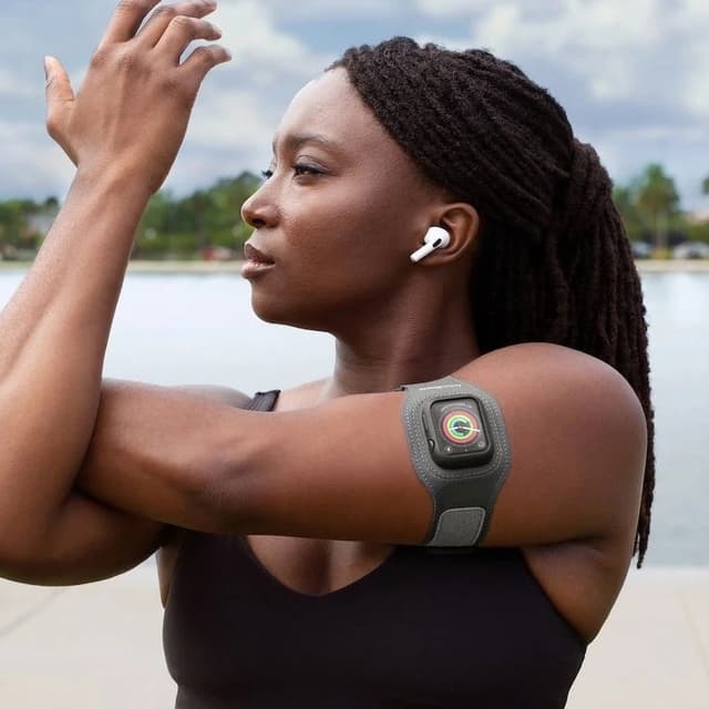 سوار ساعة ابل رمادي ActionSleeve 2 for Apple Watch 40mm من Twelve South