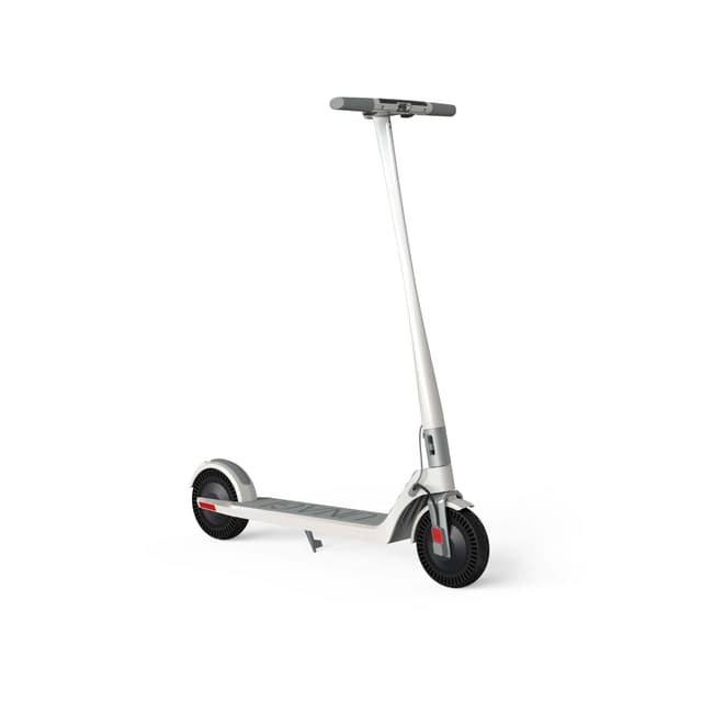 Unagi Model One E500 Electric Scooter - Dual Motor One-Click Folding Scooter, Aluminum & Carbon Fiber Materials, 3-Speed Setting - Sea Salt White