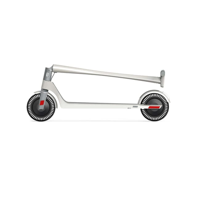 Unagi Model One E500 Electric Scooter - Dual Motor One-Click Folding Scooter, Aluminum & Carbon Fiber Materials, 3-Speed Setting - Sea Salt White