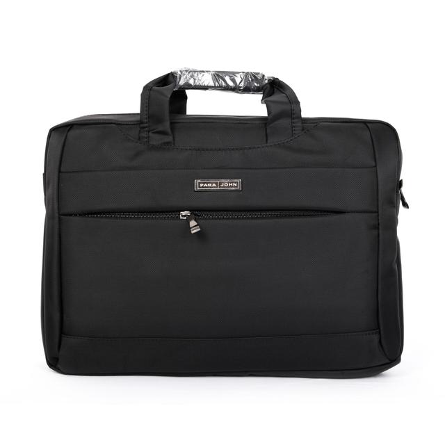شنطة للابتوب قياس 17 إنش أسود Laptop Messenger Backpack - Laptop Messenger Bags Shoulder Backpack Handbag - PARA JOHN - SW1hZ2U6NDE3NTU0