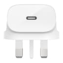 شاحن باستطاعة 20 واط - أبيض -  BOOST CHARGE 20W USB-C PD Wall Charger - for Apple iPhone 12/11 Pro Max/12/11 Pro/12 Mini/XR/XS Max/8/8 Plus, iPad & other USB-C Devices - Belkin