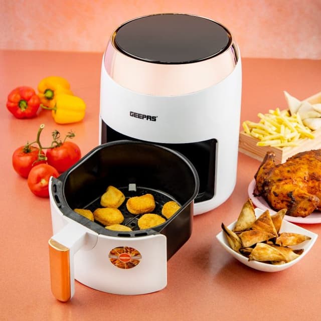 قلاية هوائية جيباس بسعة 3.5 لتر مع مؤقت Geepas3.5L Digital Air Fryer