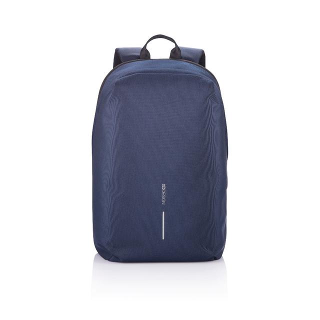 XD Design XD-Design Bobby Softpack Anti-Theft Backpack - Laptop & Tablet Travel Bag, Hidden Zipper, Cut Resistant, RFID Protected Pocket, w/ USB charging port, Multi Compartments & Water Replellant - Blue - SW1hZ2U6MzYzNTg5