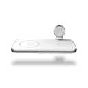 Zens Aluminium 4-in-1 Wireless Charger with 45W USB PD Power Supply, Simultaneous charging for Apple iPhone, Airpods, Apple Watch, and iPad
