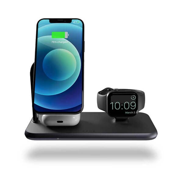 شاحن ايفون لاسلكي بقوة 45 واط أسود زينس Zens Black 45W Wireless Charge iPhone