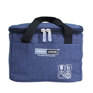 شنطة طعام محمولة قياس 9 إنش لون أزرق Lunch Bag, 9''- Perfect Bento Bag, Lunch Box Carrier - Bento Container with Shoulder Strap - PARA JOHN - SW1hZ2U6NDE4MzQz