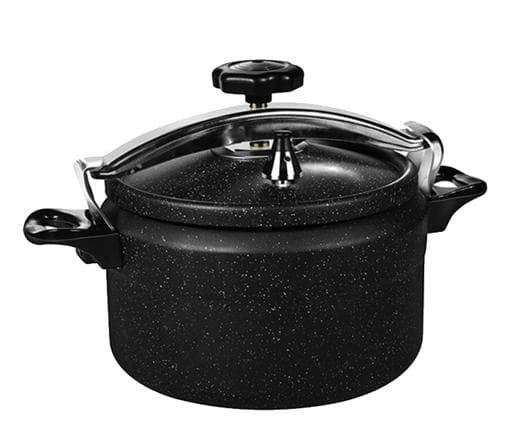 Royalford 5L Granite Coated Aluminium Pressure Cooker - Lightweight & Durable Home Kitchen Pressure