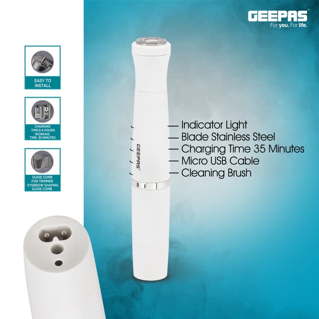 ماكينة إزالة الشعر للنساء Geepas  Ladies Grooming Set