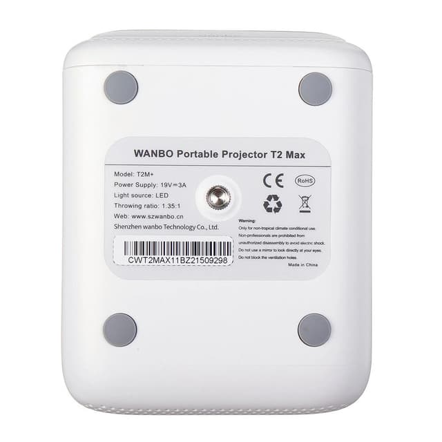بروجكتر منزلي أندرويد 250 لومن Wanbo T2 MAX بدقة 1080P
