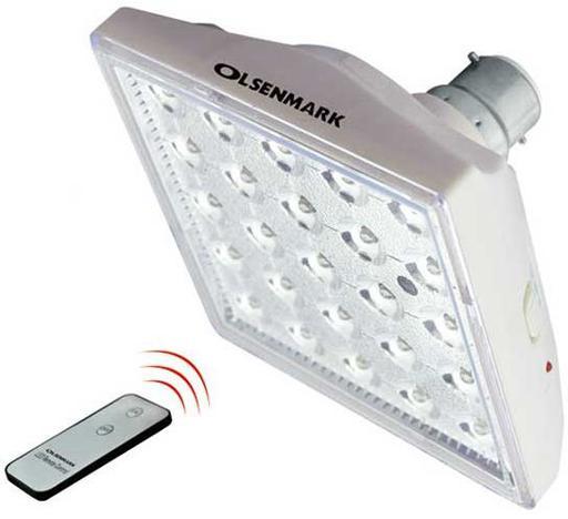 Olsenmark LED Energy Saving Light With Remote - 25pcs LED lamp - LED indicator - 2W - 4V 900mAh lead-acid - B22 lamp holder