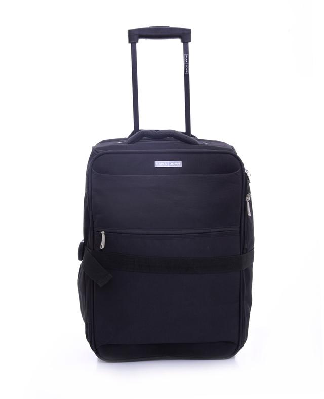 شنطة سفر قياس 20 بوصة لون أسود PARA JOHN Travel Luggage Suitcase - SW1hZ2U6NDM2NTY0