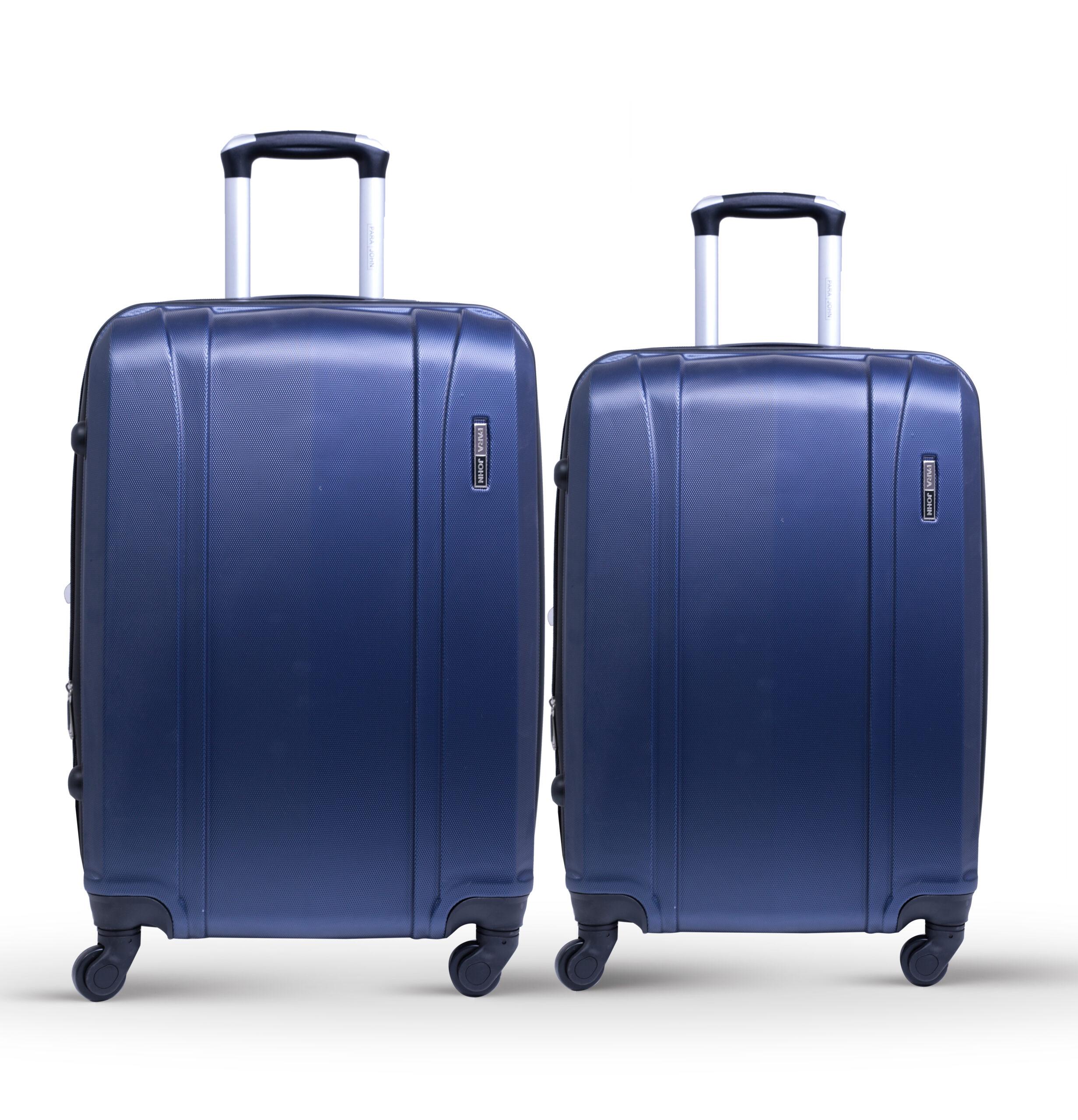 PARA JOHN 2 Pcs Luggage Trolley Set, Navy