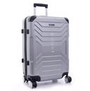 طقم حقائب سفر 3 حقائب مادة ABS بعجلات دوارة (20 ، 24 ، 28) بوصة رمادي فاتح PARA JOHN - Travel Luggage Suitcase Set of 3 - Trolley Bag, Carry On Hand Cabin Luggage Bag - Lightweight (20 ، 24 ، 28) inch - SW1hZ2U6NDE4NDE3