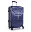 طقم حقائب سفر 3 حقائب مادة ABS بعجلات دوارة (20 ، 24 ، 28) بوصة أزرق PARA JOHN - Travel Luggage Suitcase Set of 3 - Trolley Bag, Carry On Hand Cabin Luggage Bag (20 ، 24 ، 28) inch - SW1hZ2U6NDE4Mzk4
